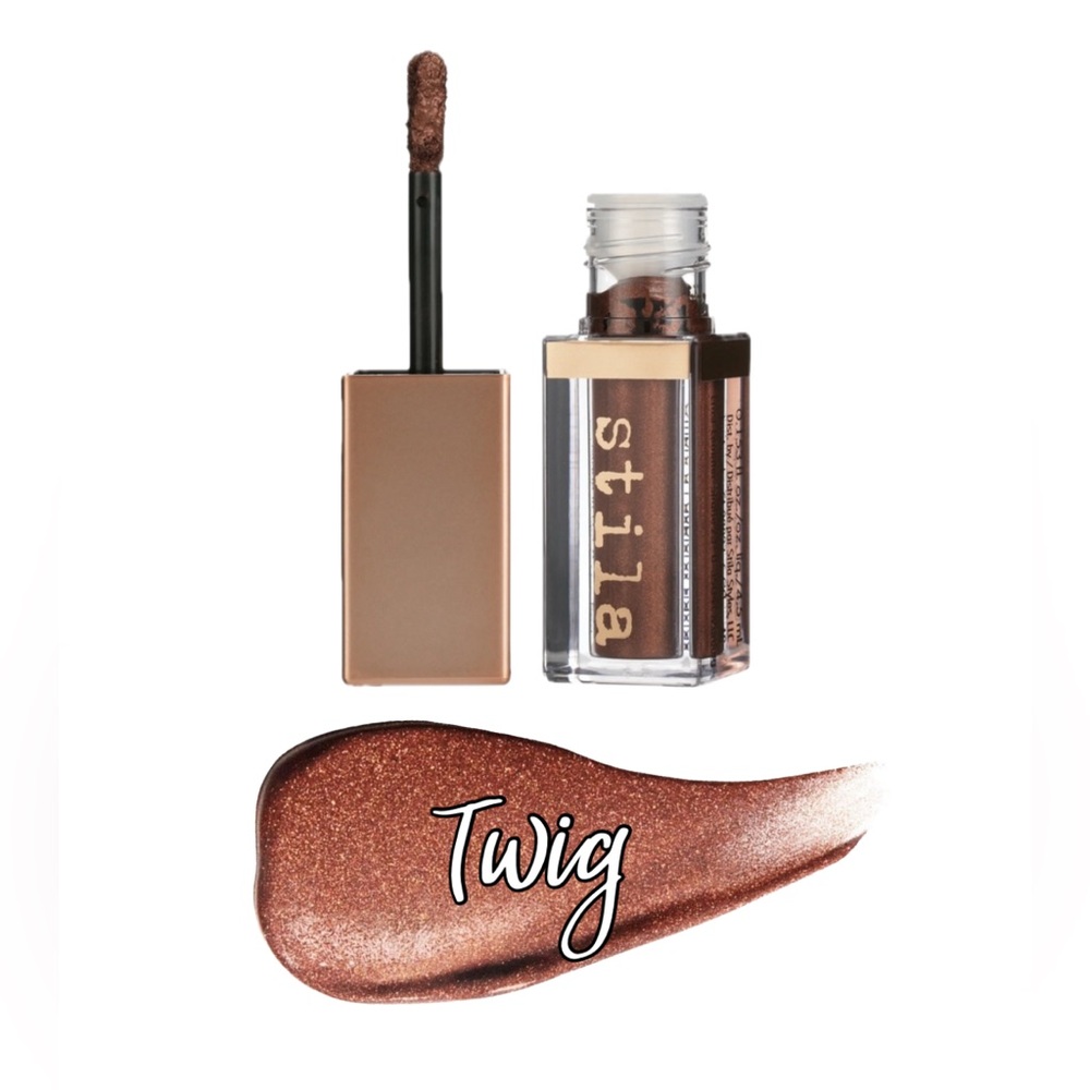 NIB Stila Shimmer and Glow Liquid Eyeshadow - Twig